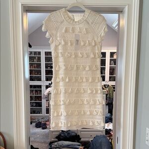 Sea New York Cream Tassel Dress